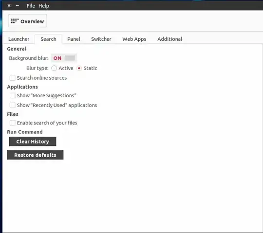 The following screenshot shows some settings that help speed it up dramatically