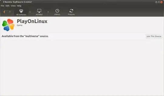 A screenshot from software center