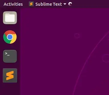 Here is the screenshot of the application launching.