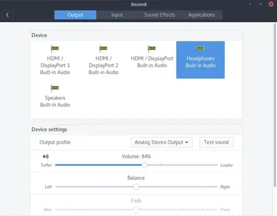 Many new devices listed under sound options