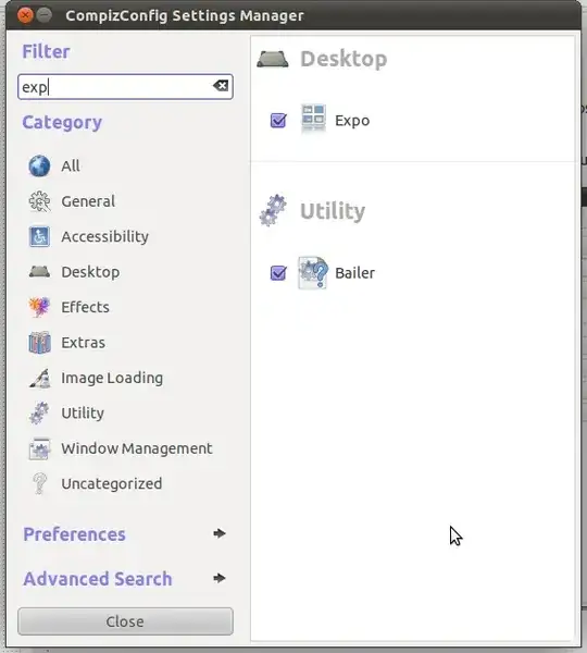 Searching for the expo plugin