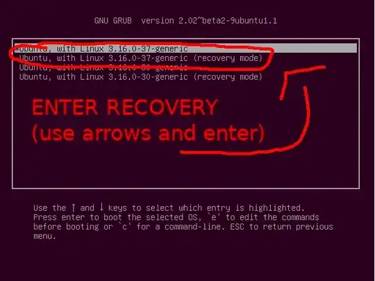 grub menu edited by me