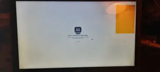 Image of the login screen