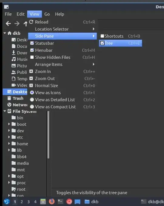 Tree View with Thunar