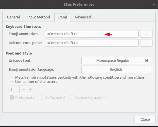 IBus Preferences Window