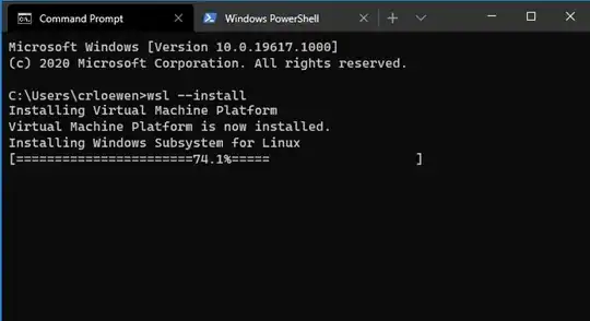 Install WSL with a single command