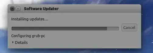 software updater stays idle