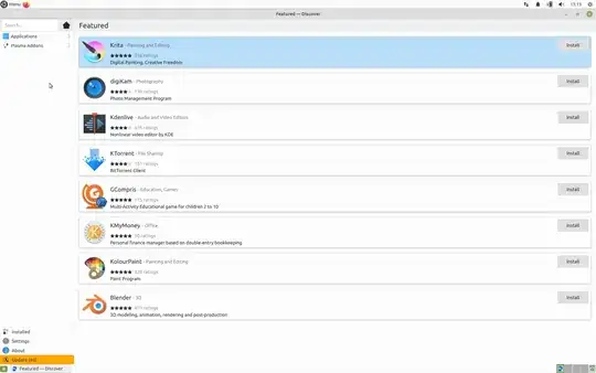 Plasma Discover on Ubuntu MATE 21.10