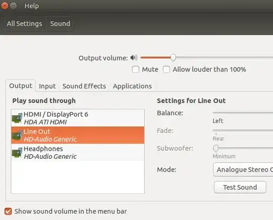Ubuntu 16.04 'Sound' app