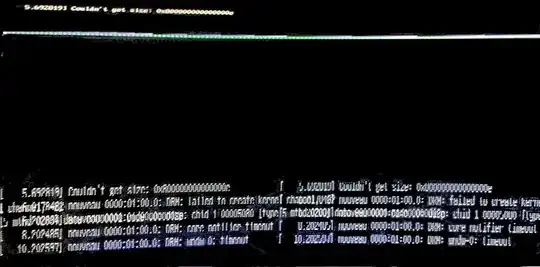 'Couldn't get size' error