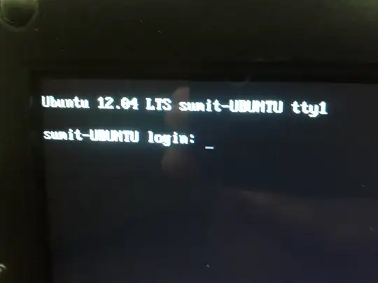 What the screen shows