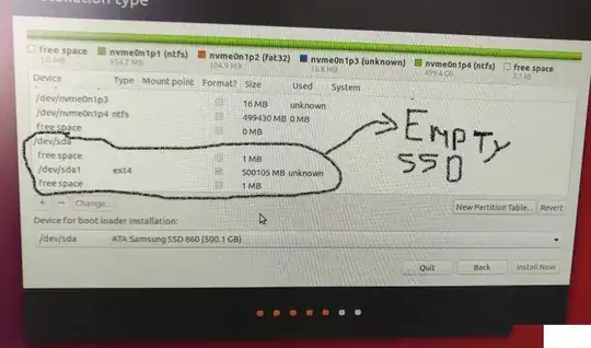 Emtpy ssd