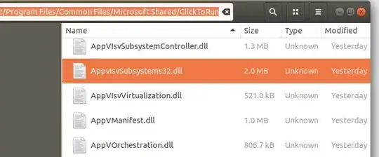 Nautilus ClickToRun folder view