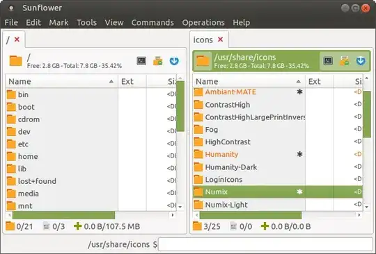 Sunflower with Numix icon theme