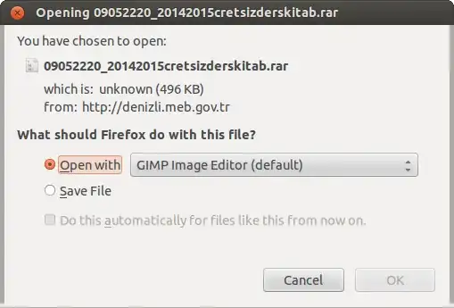 ill behaving server's download dialog
