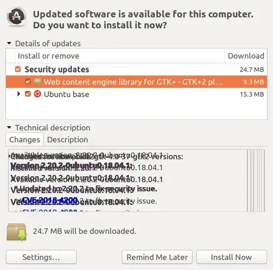 Glitch in Software Update
