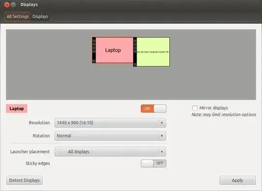 Diplay configuration after restart