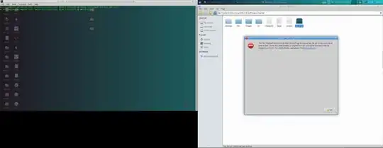 terminal + block window