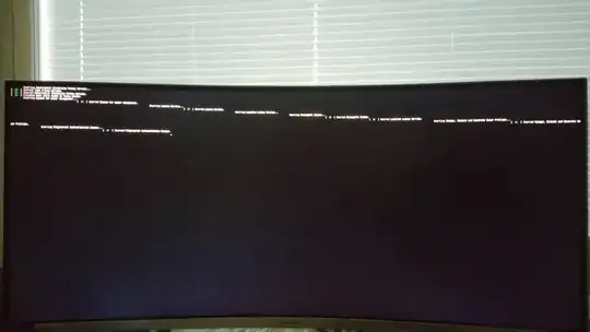 Picture 1, the layout is all weird and the startup hang for like 2-3 minutes on the last part when I decided to press restart