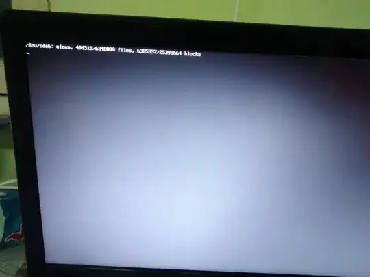 Booting time blocking message