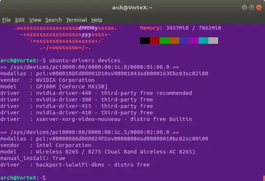 drivers listed by Ubuntu