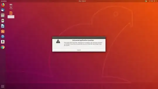 The second image show the properties of file