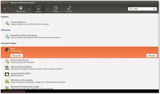 Ubuntu Software Center Uninstall Apps using Software Center