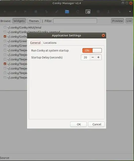 conky manager settings