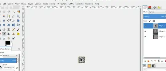 gimp opening a cursor