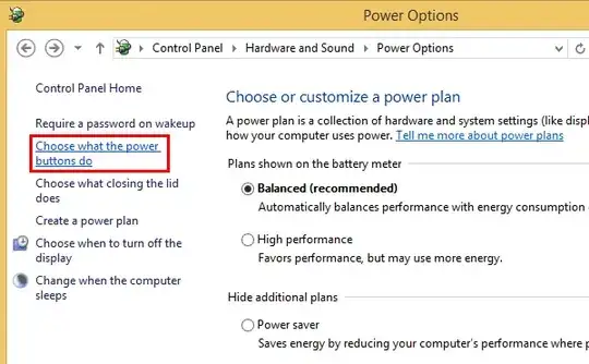 Choose what the power buttons do