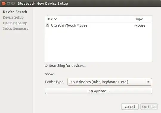 Bluetooth New Device Setup