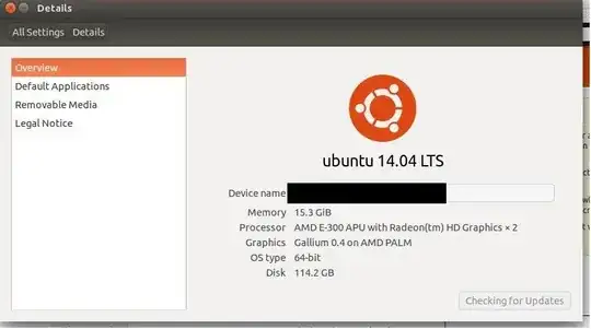 system details screenshot