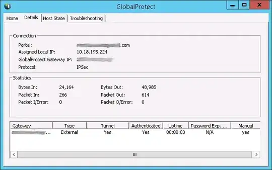 GlobalProtect Windows client