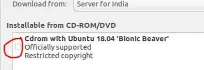 Ubuntu Software tab