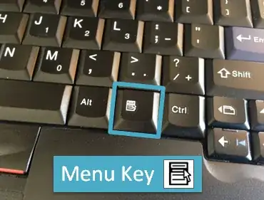 Menu key
