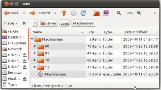 It doesn't works if the executable is started from here