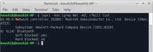 screenshot with hardware details