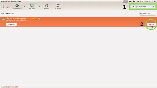 search and install sqlitebrowser on the software center