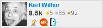 profile for Karl Wilbur on Stack Exchange, a network of free, community-driven Q&A sites