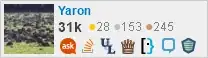 profile for Yaron on Stack Exchange, a network of free, community-driven Q&A sites