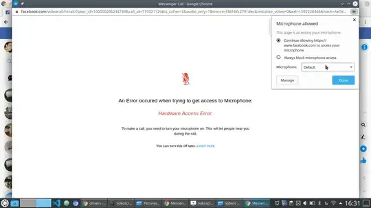 Facebook doesnt recognize microphone