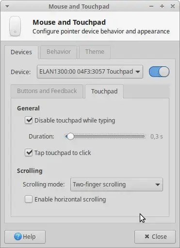 Mouse and Touchpad Ubuntu