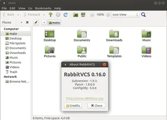 RabbitVCS on Ubuntu MATE 16.04 LTS