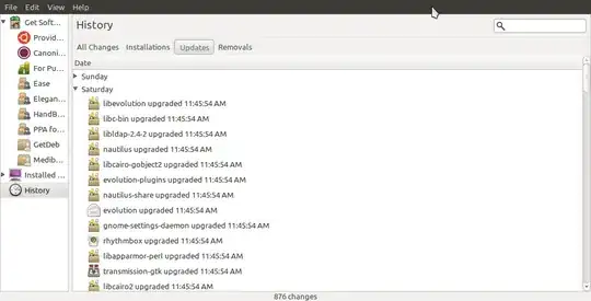 Software Center History