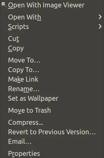 Nautilus Right Click Drop Down