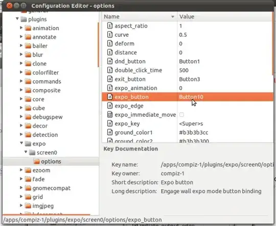 expo gconf-editor settings