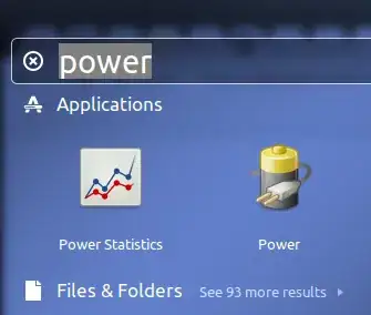 Unity dash searching for power