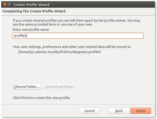 Firefox ProfileManager Create Profile wizard