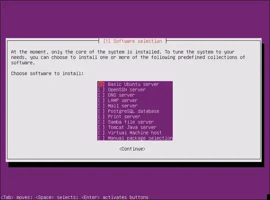 Skip this step without selecting anything
