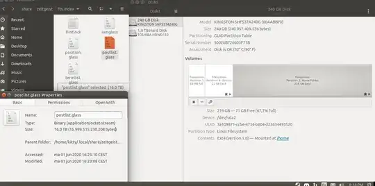 Nautilus and Disks screenshot